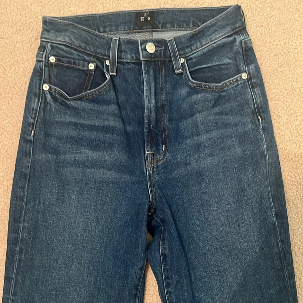 NWOT Edwin Marli Wide leg Jean, High Rise
